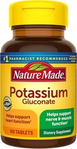 Nature Made Potassium Gluconate 550 mg, Dietary Supplement for Heart Health Supp - £4.85 GBP
