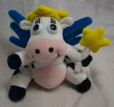 Vintage Kraft Singles Dairy Fairy Cow 5" Plush Stuffed Animal Toy 1990's Farm - $14.85