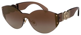 Versace VE2224 53406K Sunglasses Pale Gold Viola Womens Sunglasses 46MM - $169.99