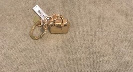 COACH F35134  Gold Mini Bennett Bag  Keychain Ring New - £45.19 GBP