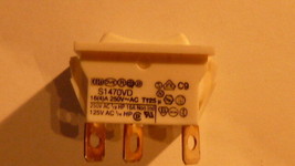 NEW 5PCS ARCDETIC 3-Contacts SWITCH S1470VD 16(4)A 250V~AC , T125m 16A - $12.00