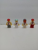 LEGO Minifigure White Red Black Stripe Racing Classic Team Vintage LEGOLAND - £35.92 GBP