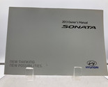 2013 Hyundai Sonata Owners Manual Handbook OEM L04B26006 - $35.99