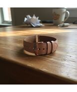 20mm Watch Band - Pink, Quick Release Genuine Leather Replacement Strap ... - $175.30 MXN