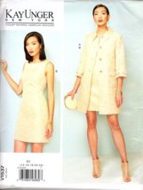 Vogue V1537 Designer Kay Unger New York Jacket and Dress Misses 14 to 22 Pattern - £18.37 GBP