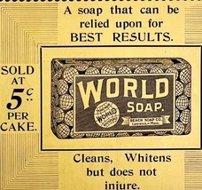 World Soap Beach Soap Company 1894 Advertisement Victorian Cleans Whiten... - $19.99