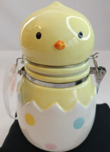 Easter Baby Chick Boston Brand 7&quot; Led Jar Canister - £14.87 GBP