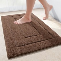 Bathroom Rugs, 30&quot; X 20&quot;, Soft And Absorbent Microfiber Bath Rugs, Non-Slip Shag - £29.36 GBP