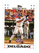 2007 Topps Opening Day #35 Carlos Delgado New York Mets - £3.92 GBP