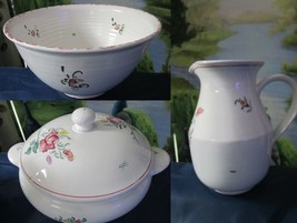 French Faience Atelier De Segries Moustiers Covered Bowl Pitcher Bowl PICK1 - £90.99 GBP+
