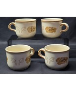 Vintage WAECHTERSBACH POPPY Coffee Cups - Set Of 4 - Made In West Germany - $29.84 CAD