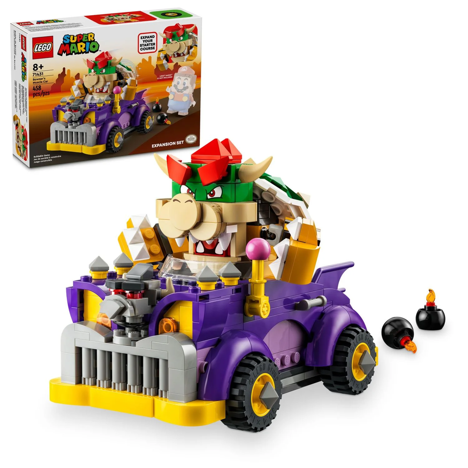 LEGO Super Mario Bowser’S Muscle Car Expansion Set, Collectible Bowser T... - $61.69