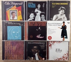 Ella Fitzgerald CD Lot of 9 Bewitched Love songs The Great American Song... - $19.79