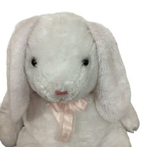 Animal Alley Toys R US 24&quot; White Floppy Bunny Rabbit Plush Stuffed Toy A... - £18.40 GBP