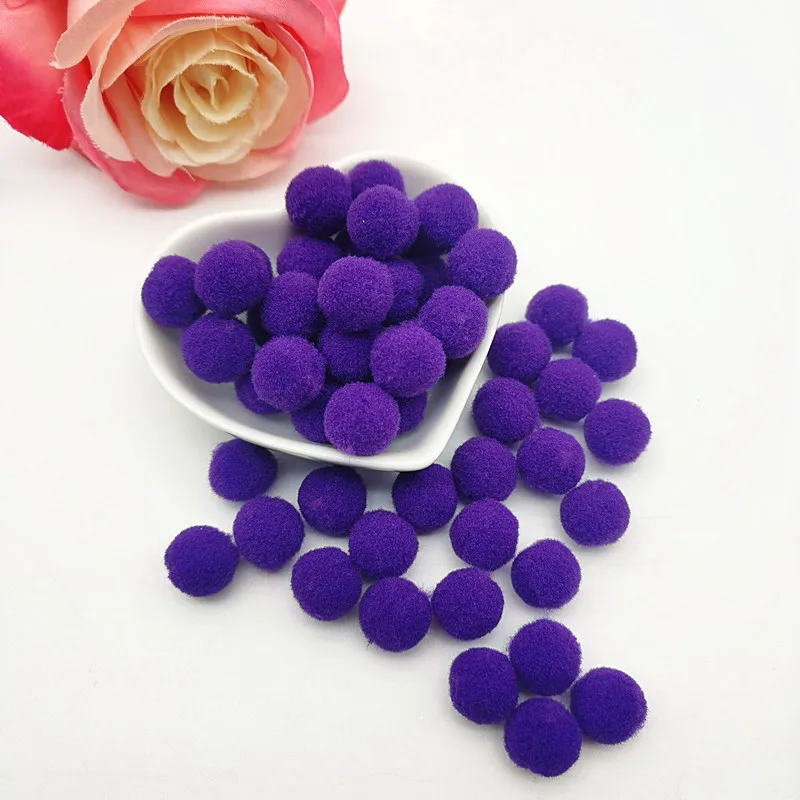15g Fluffy Soft Pompom 8 Mm 10 15 20 25 30 Plush DIY Home -30mm 15g 32 - $2.69 CAD