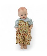 Madame Alexander Vintage Baby Doll In Floral Romper &amp; Blue Blouse - $54.53 CAD