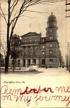 Undivided Back Real Photo POSTCARD- Post Office, Erie PA.BK33 - £3.95 GBP