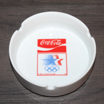 Rare Vintage 1980 Coca Cola LA Olympics Committee Ceramic Ashtray Papel USA Coke - £21.98 GBP