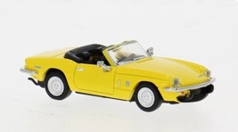 Brekina Triumph Spitfire Yellow 1974 1:87 Model Car - $33.95