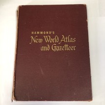 Vintage Hammond&#39;s New World Atlas and Gazetteer, 1954, Sears Book Club H... - £11.73 GBP