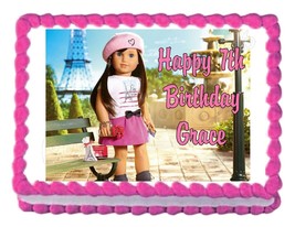 American Girl GRACE 2015 edible party cake topper decoration frosting sheet - £7.85 GBP
