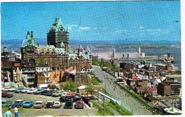 Quebec Postcard Quebec City Chateau Frontenac Hotel - $2.08