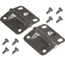 Coleman #3000005301 2 Pack Stainless Steel Hinges &amp; Screws Cooler Accessory-NEW - £13.99 GBP