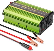 Kepeak 350W Power Inverter: 12V Dc To 110V Ac Converter With 2 Usb, And Camping. - £33.39 GBP