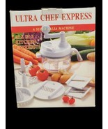 Ultra Chef Express Salsa Maker 7 in 1 Chopper, Slicer, Shredder, Juicer,... - £28.03 GBP