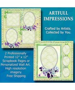 Easter - Spring Lace Garden (2 Pages) Personalized Wall Art or Scrapbook... - $25.00