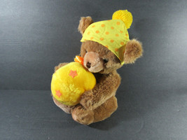 Vintage Schmid Teddy Bear 1984 Lilac Musical Toy Plush Stuffed Animal G. Fraser - £38.98 GBP