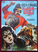 1960 Original Movie Poster Koroghlu Azerbaijan Afrasiyab Mamedov Sejid-S... - £107.29 GBP