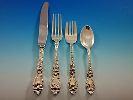 Lily by Frank Whiting Sterling Silver Flatware Set 8 Service 32 pcs - £1,560.60 GBP