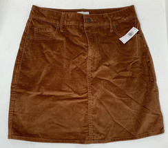 Old Navy NWT Women’s Size 2 Brown Velvet Short Pencil Skirt B1 - £12.32 GBP