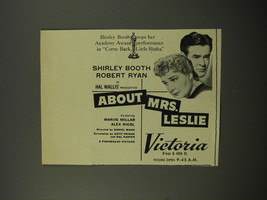 1954 About Mrs. Leslie Movie Ad - Shirley Booth tops her Academy Award  - £14.78 GBP