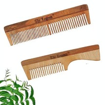 Organic Neem Wood Comb, Combo, Pack of 2 - $12.99