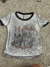 Def Leppard Burn Out Material Womens Scoop Neck Size Small A - £7.30 GBP