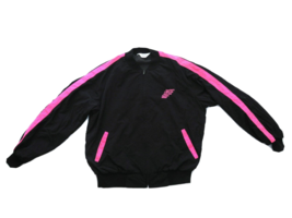 WestArk L Nylon Black Jacket Southern California Auto Auction Zip Vintag... - $28.49