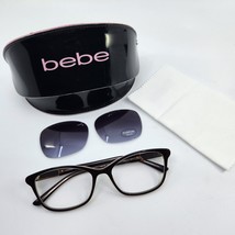 Bebe Eyeglasses Frame BB5146 200 Topaz 54-17-140 Topaz Brown Full Rim Pl... - $49.49
