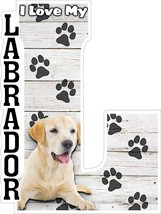 I Love My Labrador -Yellow Fridge Magnet - £6.38 GBP