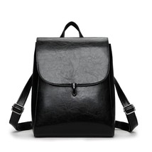 Fashion Women Backpack High Quality Youth Leather Backpa for Teenage Girls Femal - £40.79 GBP