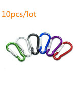 10X Aluminum Snap Hook Carabiner Gourd shape Key Chain Clip Hiking Camp ... - £5.91 GBP