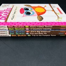 Lot of 5 Owl Diaries Books 1, 3, 9-11 by Rebecca Elliot Grade 1 &amp; 2 Bran... - £9.48 GBP