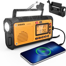 D608Wb Emergency Radio Hand Crank Weather Radio Fm/Am/Sw/Noaa Alert Portable - £41.17 GBP