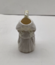 Irish Belleek Small Figural Girl Pitcher Creamer Vintage - £12.74 GBP