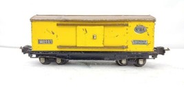 Rarer Lionel Trains 814 Automobile Furniture Boxcar Yellow W/ Brown Roof... - $59.39