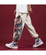 Cotton Pants - Colorful Animal Jungle Pattern - $44.99