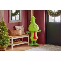 Gemmy THE GRINCH Character 4 ft Christmas Decor  Animated Plays Music NEW - £137.66 GBP