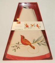 Hallmark Keepsake 2022, Cardinal Couple Christmas Tree Skirt - $64.34