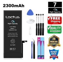2220mAh High Capacity Replacement Internal Battery for iPhone 7 with Tool Kit - £14.02 GBP